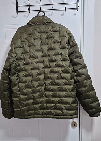 Fermuarlı Yeşil Erkek Mont - Görsel 10