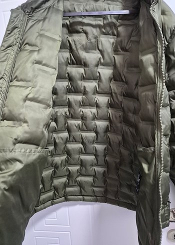 Fermuarlı Yeşil Erkek Mont - Görsel 6