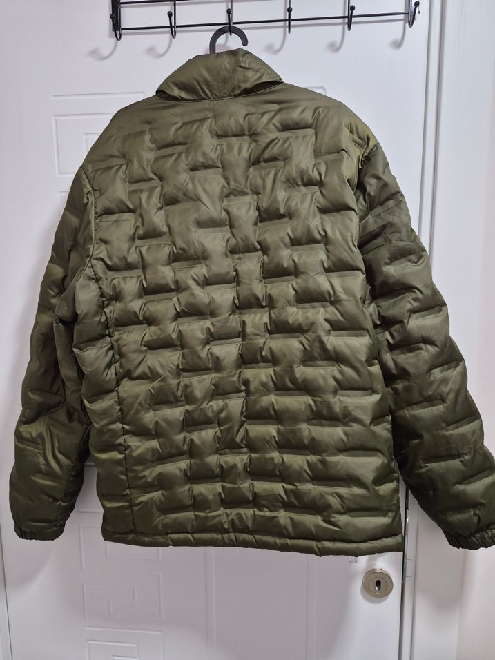 Fermuarlı Yeşil Erkek Mont - Görsel 3