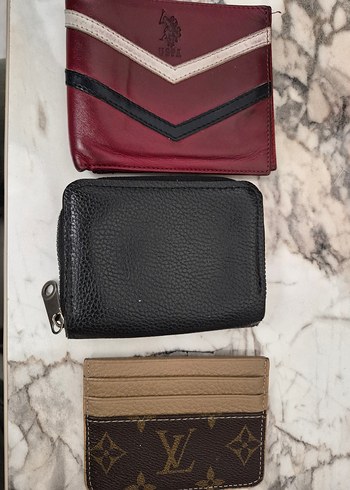 erkek ikinci el Deri Fermuarlı Cüzdan Kahverengi - Görsel 2