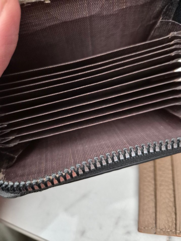 erkek ikinci el Deri Fermuarlı Cüzdan Kahverengi - Görsel 3