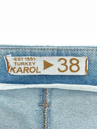 38 Beden mavi Renk Diğer Uzun Etek %70 İndirimli.