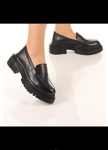 Zara Kadın oxford/loafer ayakkabi