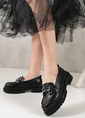 Kadın oxford/loafer ayakkabi