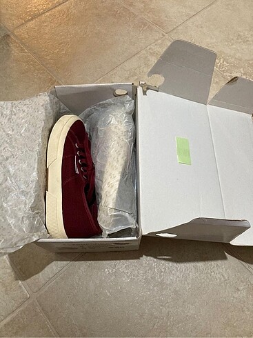 37 Beden bordo Renk Superga Kadın Ayakkabı