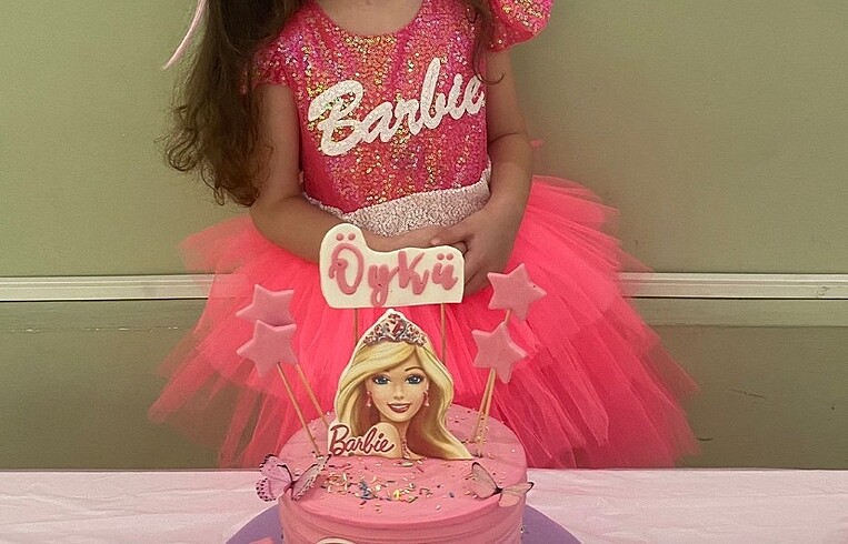 5 Yaş Beden Barbie kostüm elbise