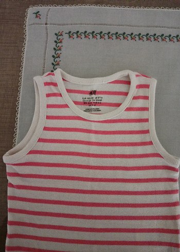 Pembe Çizgili Çocuk Atlet - Görsel 2