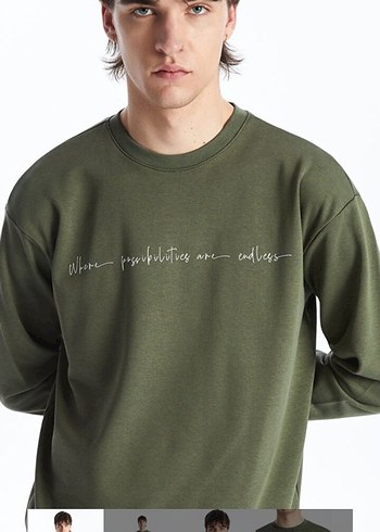 LC Waikiki Uzun Kollu Erkek Sweatshirt