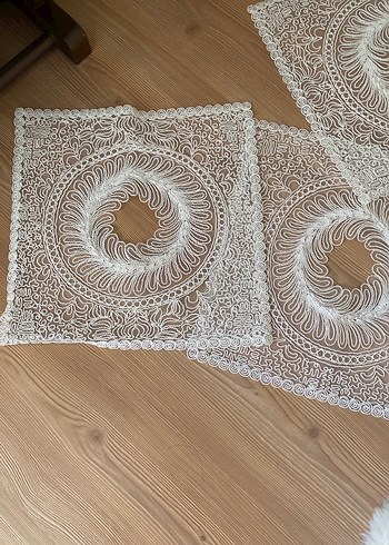 Bohem Dantel Motifli El Yapımı Masa Örtüleri - Görsel 3