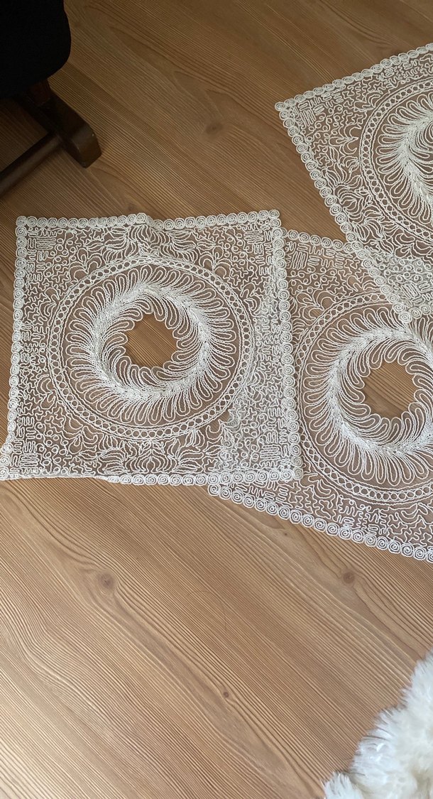 Bohem Dantel Motifli El Yapımı Masa Örtüleri - Görsel 3