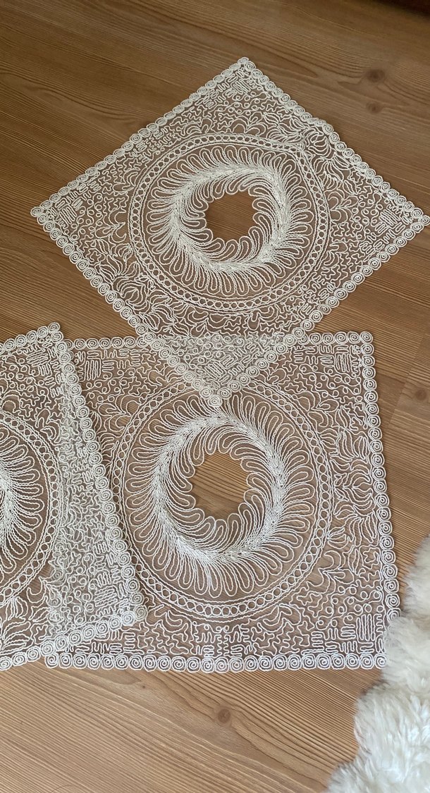 Bohem Dantel Motifli El Yapımı Masa Örtüleri - Görsel 2