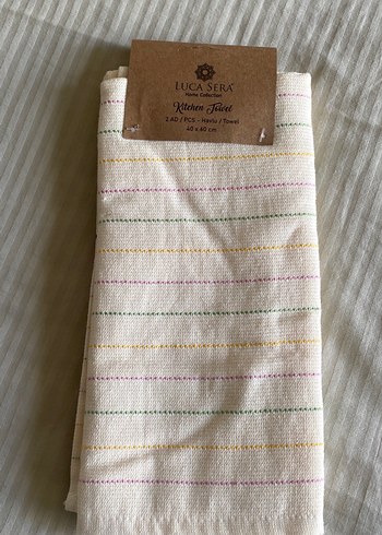 Bohem Çiçek Desenli Pastel Renkli Havlu - Görsel 4