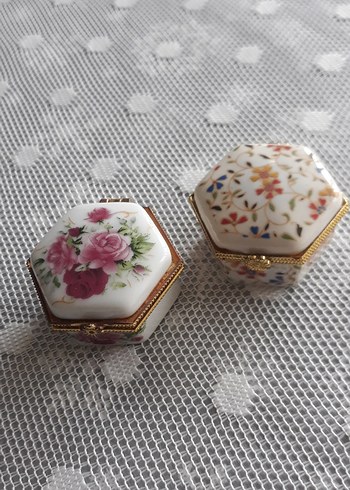 Çiçek Desenli Vintage Düğün Kol Düğmesi - Görsel 2