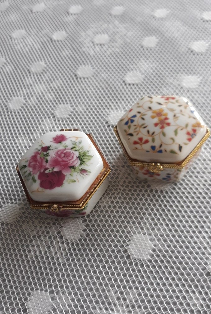 Çiçek Desenli Vintage Düğün Kol Düğmesi - Görsel 2