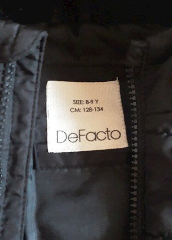 Erkek Çocuk Siyah Fermuarlı Mont - Görsel 2