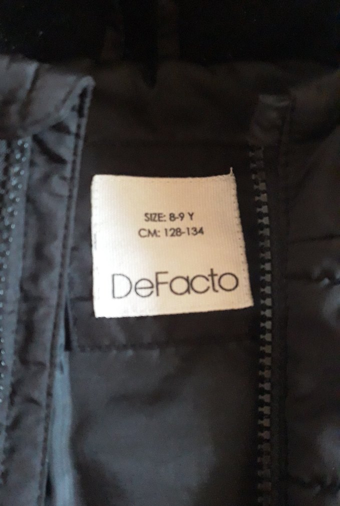 Erkek Çocuk Siyah Fermuarlı Mont - Görsel 2