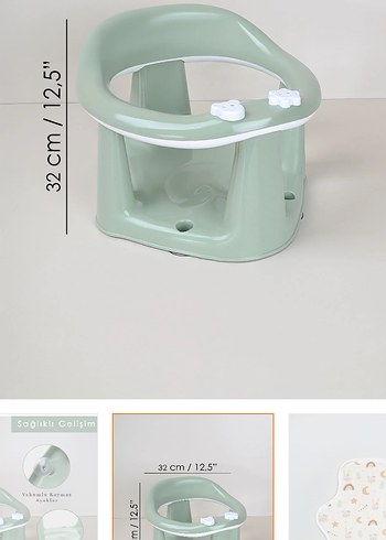 Bej Pastel Bebek Yatağı Minderi - Görsel 2