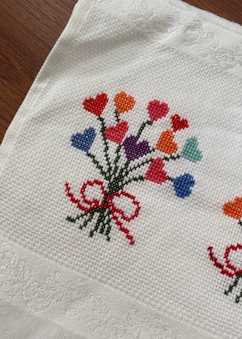 Etamin Renkli Havlu - Görsel 3