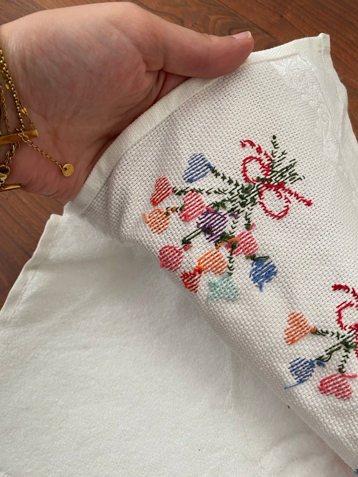 Etamin Renkli Havlu - Görsel 2