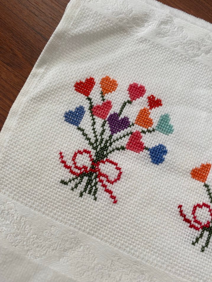 Etamin Renkli Havlu - Görsel 3