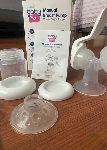 Baby Mom Manuel Göğüs Pompası Beyaz - Görsel 2