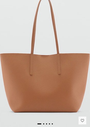Mango shopper deri çanta