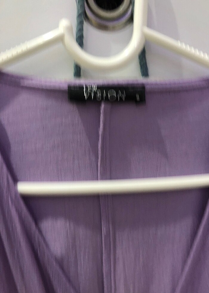 Pamuk Saten elbise - Görsel 5