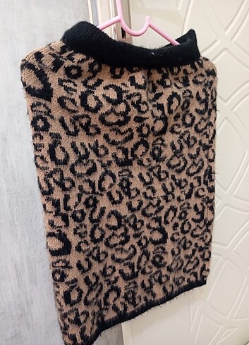 Leopar triko etekli takım  - Görsel 2