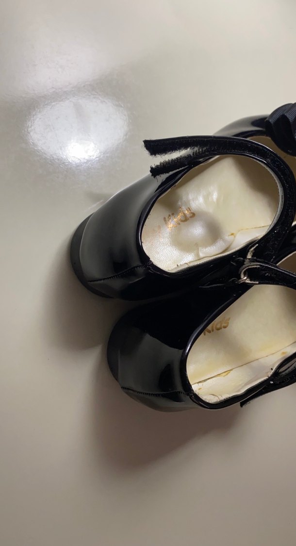 Kız Çocuk Siyah Fiyonk Detaylı Babet - Görsel 3