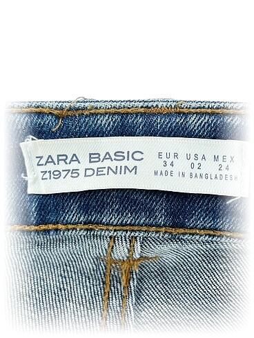 34 Beden Zara Mini Şort %70 İndirimli.