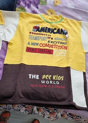 13-14 Yaş Beden çeşitli Renk Erkek çocuk tshirt ve kazakları