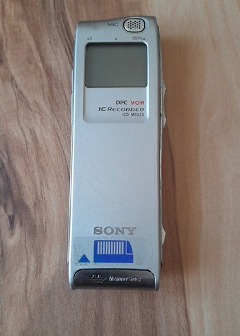 Sony Gri Dijital Ses Kayıt Cihazı
