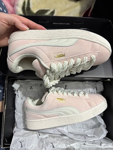 Orijinal Puma toz pembe ayakkabı SIFIR