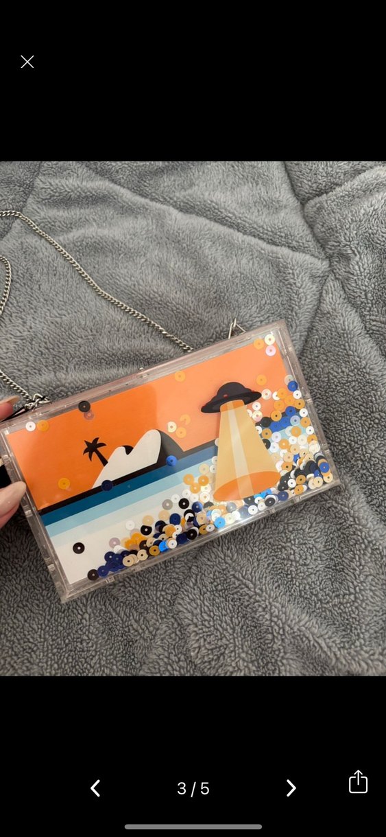 ZARA Kadın Clutch Çanta - Görsel 3
