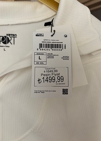 Beyaz Yarım Fermuarlı Kadın Sweatshirt - Görsel 3