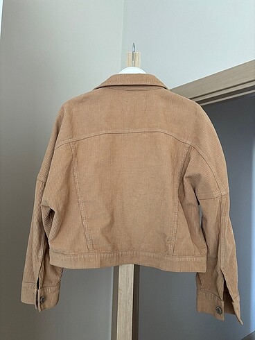 m Beden camel Renk bershka fitilli ceket