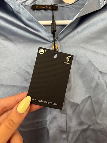 s Beden massimo dutti saten gömlek