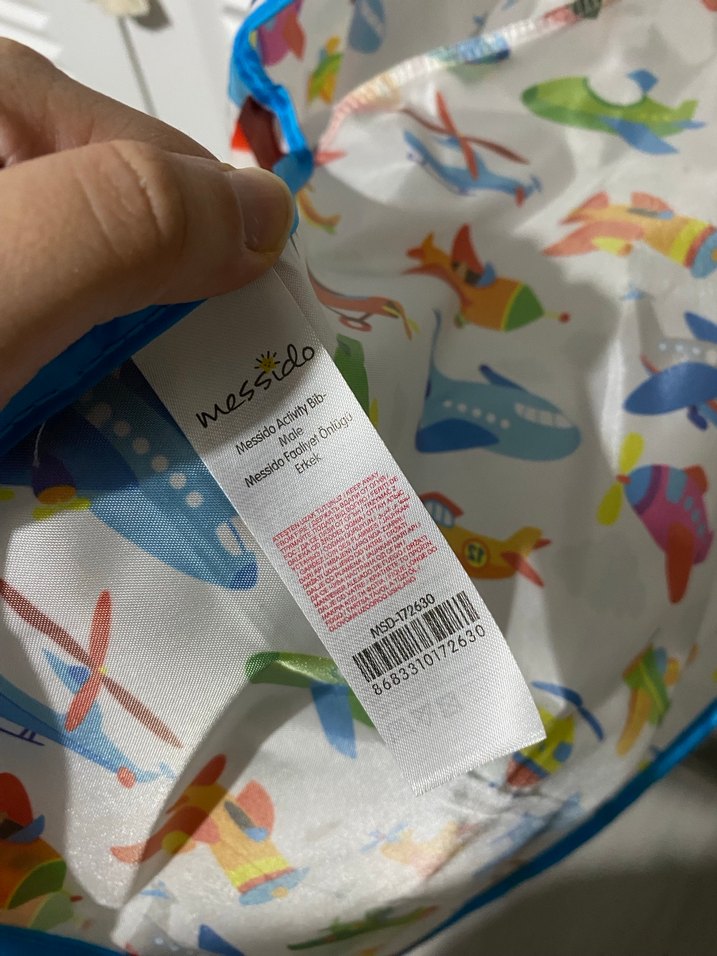 Renkli Baskılı Bebek Önlüğü - Görsel 4