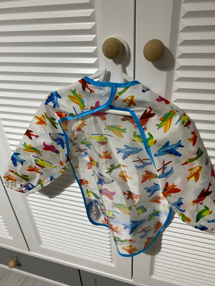 Renkli Baskılı Bebek Önlüğü - Görsel 2