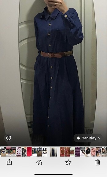 Diğer Kot elbise