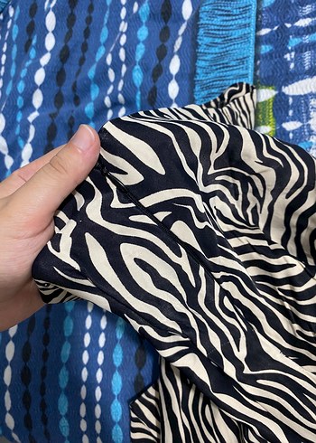 m Beden çeşitli Renk Zebra Desenli Etek