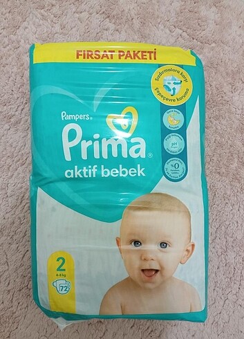 Hiç açılmamış prima 2 numara bez 2 peket