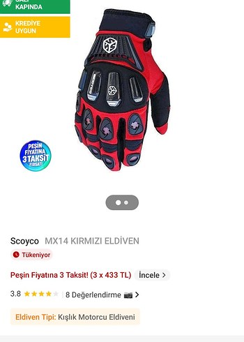 scoyco motorcu eldiveni - Görsel 3