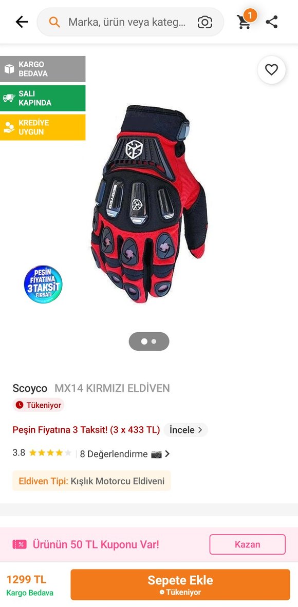 scoyco motorcu eldiveni - Görsel 3