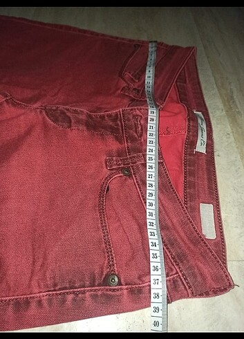 38 Beden kırmızı Renk Mavi jeans skinny