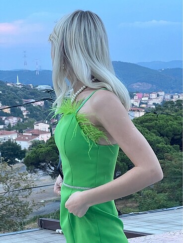 Diğer Fıstık yeşili elbise