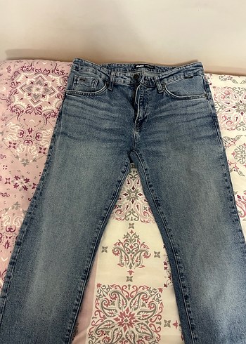 James Classic Denim Puslu Indigo Mavisi Erkek Jean - Görsel 3