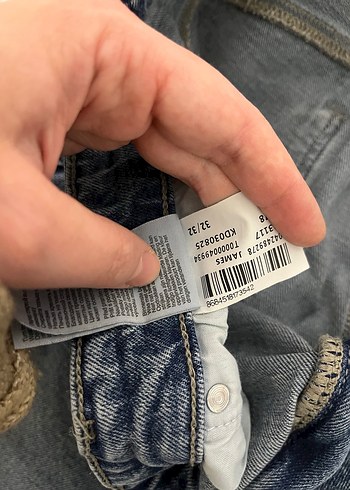 James Classic Denim Puslu Indigo Mavisi Erkek Jean - Görsel 2