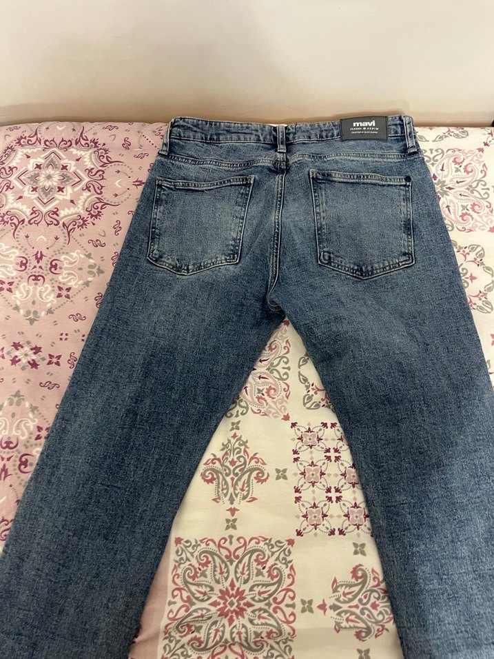 James Classic Denim Puslu Indigo Mavisi Erkek Jean - Görsel 4