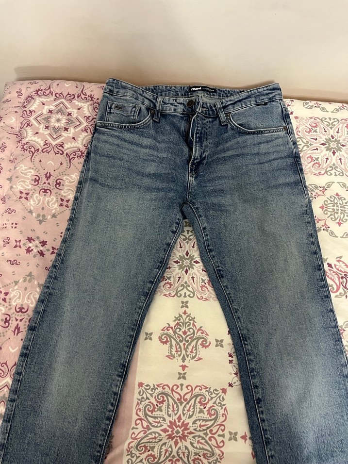 James Classic Denim Puslu Indigo Mavisi Erkek Jean - Görsel 3